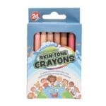 Pkt.24 Skin Tone Crayons
